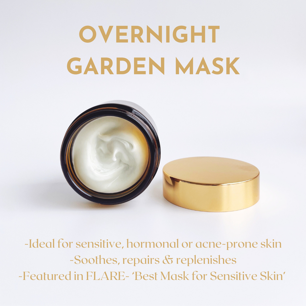 Overnight Garden Mask- Clarifying Herbal Mask - NEW 2oz