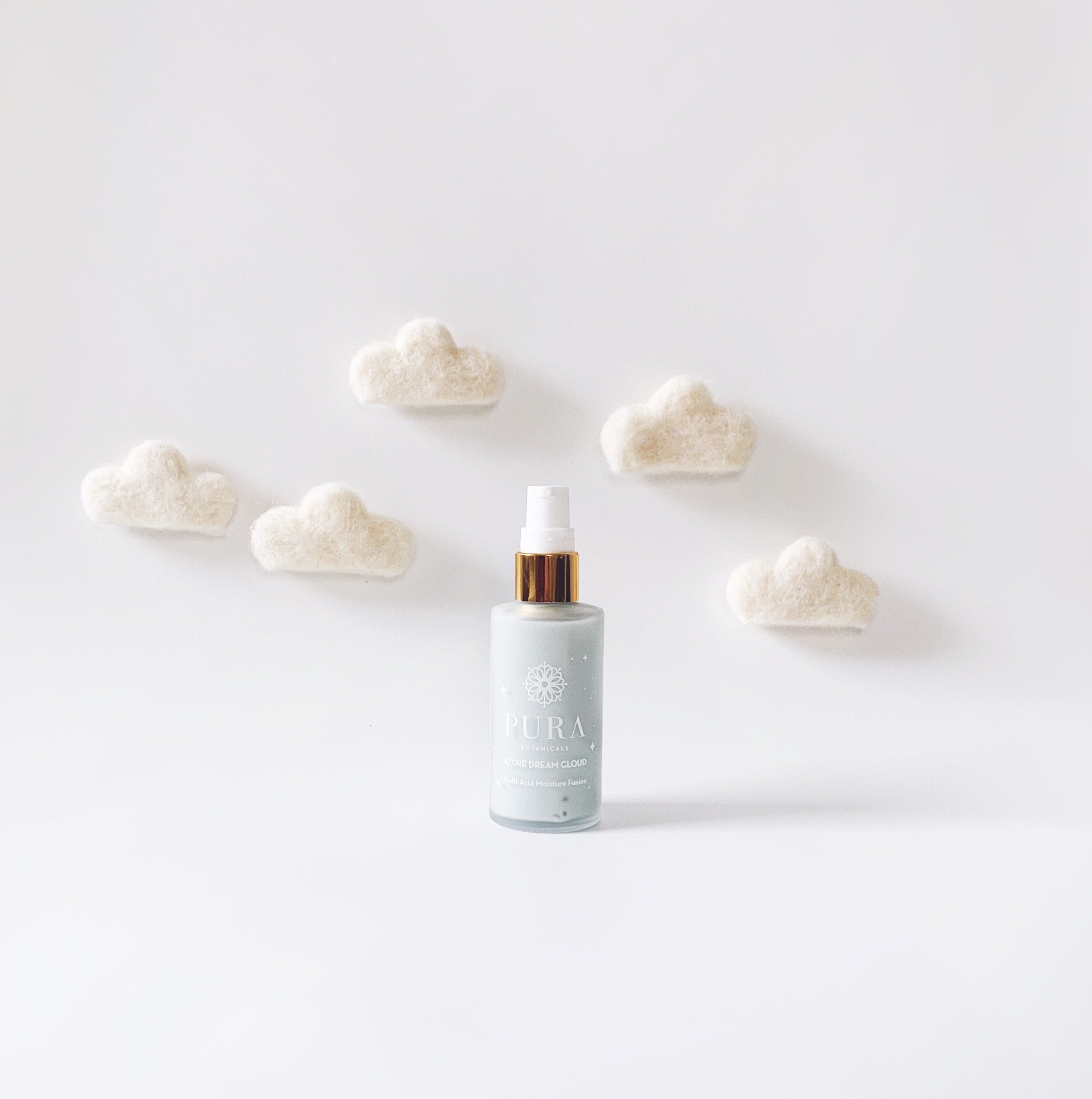 Azure Dream Cloud - 2-in-1 Serum & Lotion: Multi-Acid Moisture Fusion