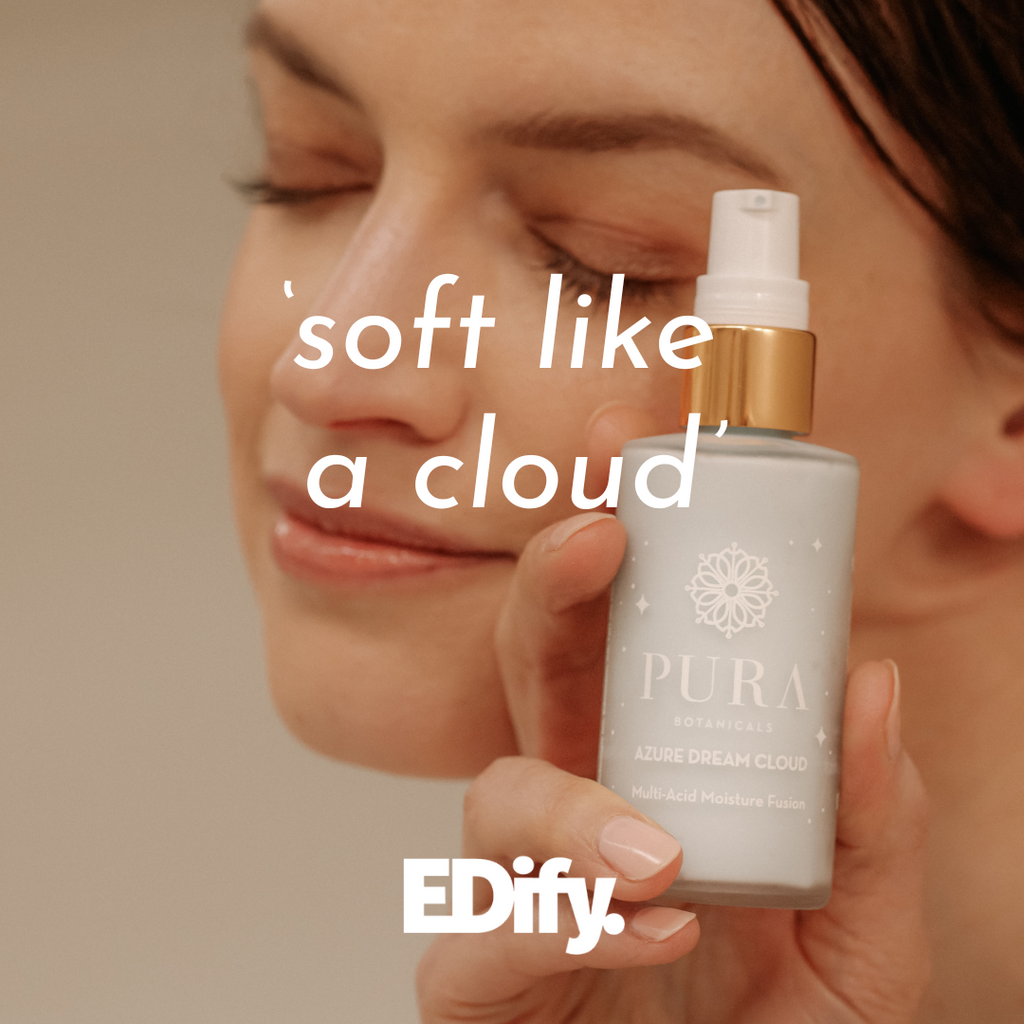 Azure Dream Cloud - 2-in-1 Serum & Lotion: Multi-Acid Moisture Fusion