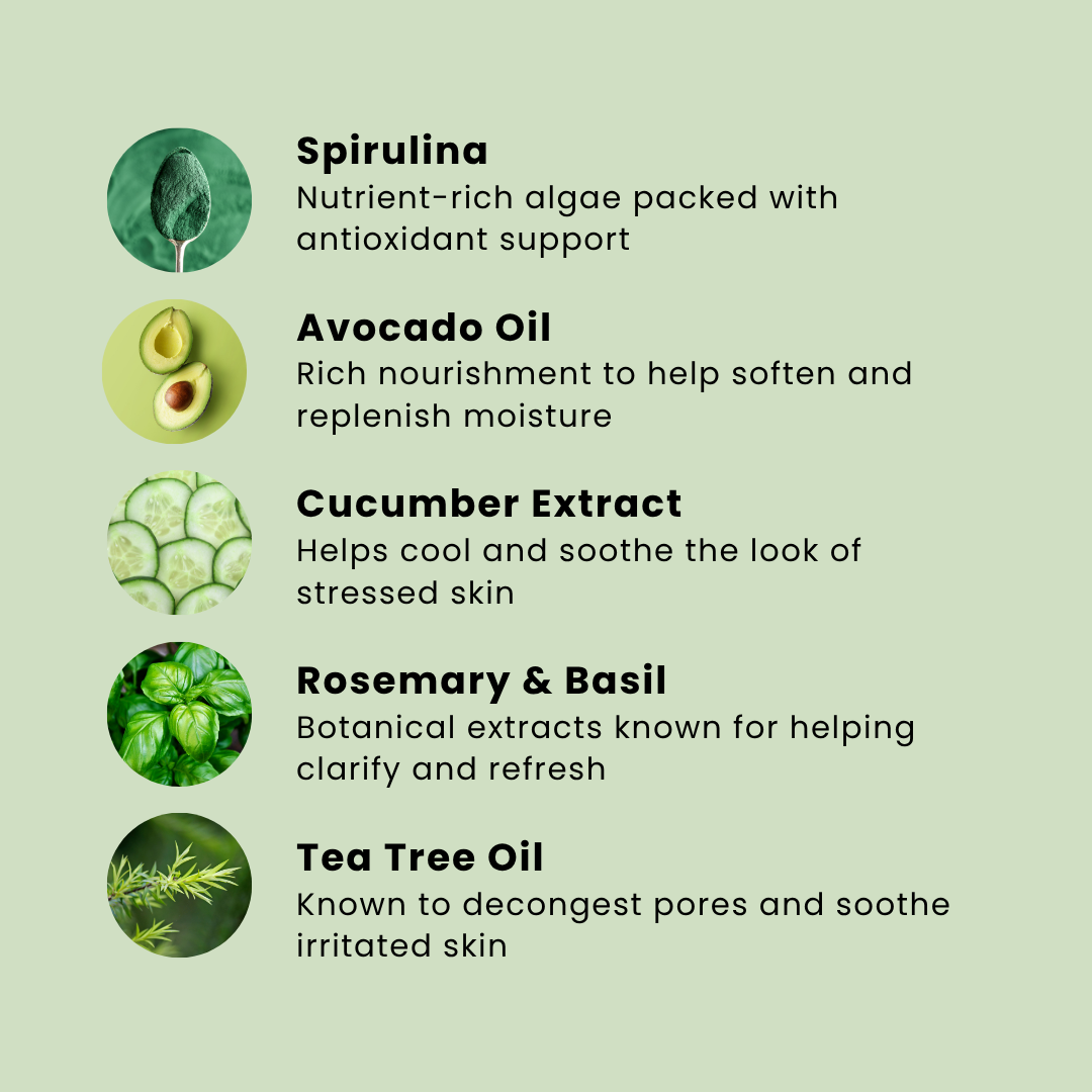 Overnight Garden Mask - Clarifying Herbal Mask - 2 oz
