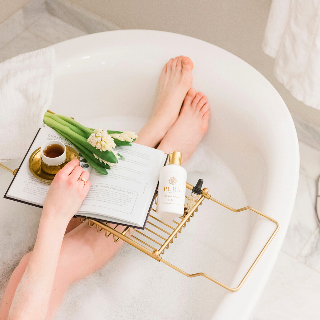Whimsical Bubbles: Luxe Botanical Bubble Bath - 20% off