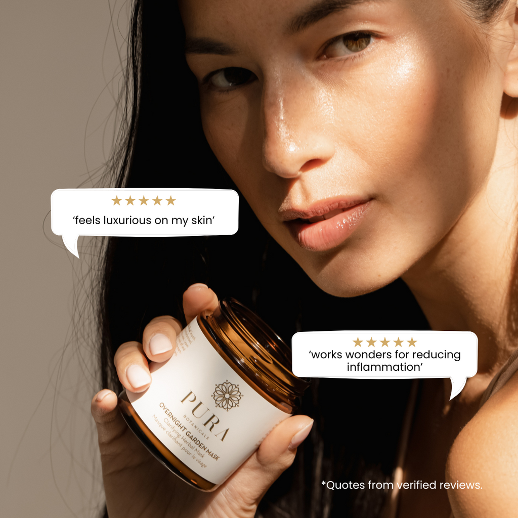 Overnight Garden Mask - Clarifying Herbal Mask - 2 oz