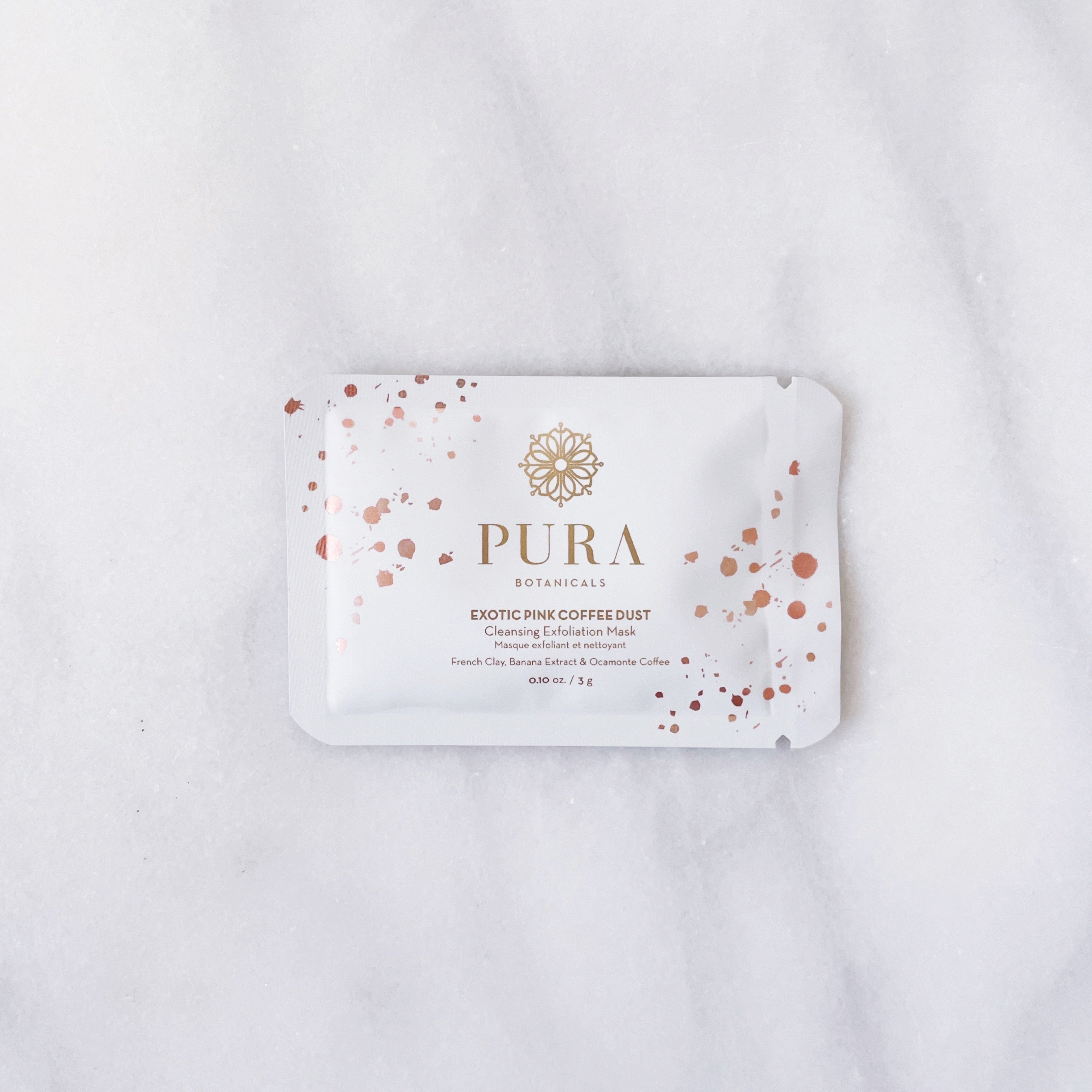 Sample Size - Exotic Pink Coffee Dust - Cleansing Exfoliation Mask