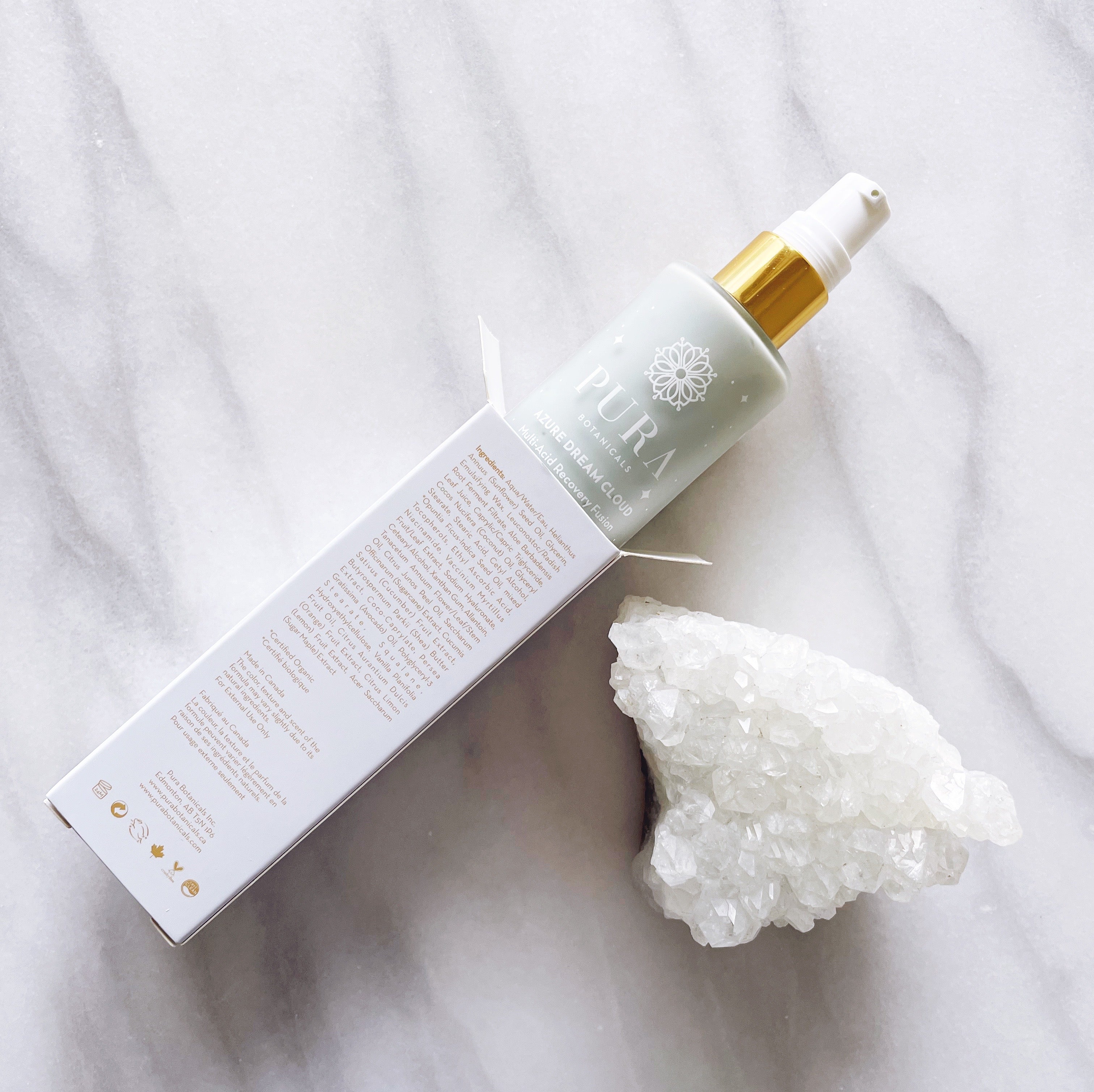Azure Dream Cloud - 2-in-1 Serum & Lotion: Multi-Acid Moisture Fusion