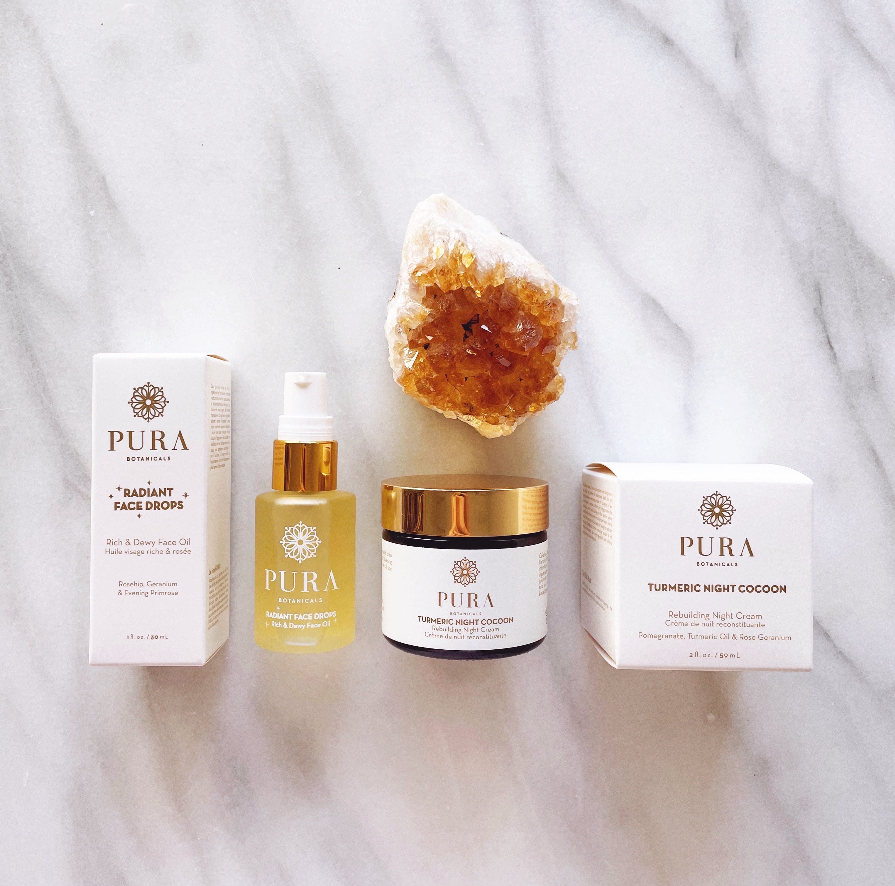 Ultimate Hydration Duo | Turmeric Night Cocoon and Radiant Face Drops