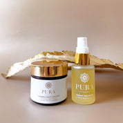 Ultimate Hydration Duo | Turmeric Night Cocoon and Radiant Face Drops